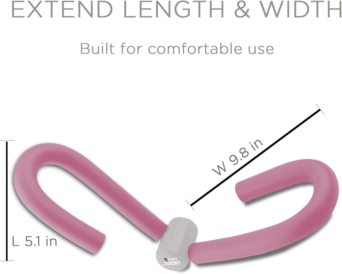 Aduro Sport Inner Thigh Exercise Equipment for Women, Full Size Thigh Toner Leg Exercise Trainer [Improved Version]