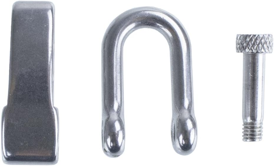 Paracord Planet Stainless Steel and Alloy B-Shackles, D-Shackles, O-Shackles, & U-Shackles for Paracord Survival Bracelets (Pack and Single Sizes)
