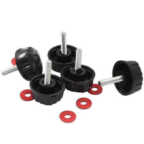 Cionyce 5Pcs Universal Fishing Reel Handle Screw Caps, Fishing Reel Replacement Parts for Spinning Reel Knob Crank Power Handle Grip