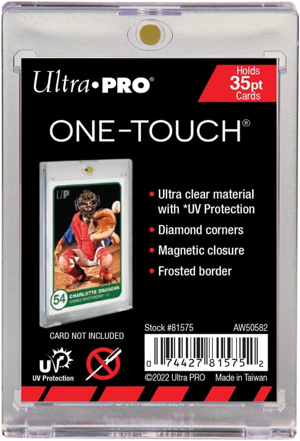 Ultra Pro - 35pt Magnetic Card Holder Cases 25ct Box - Sized to fit Standard Size Cards, Protect Collectible Sports Cards, Baseball Cards, Sports Memorabilia, Durable Card Display