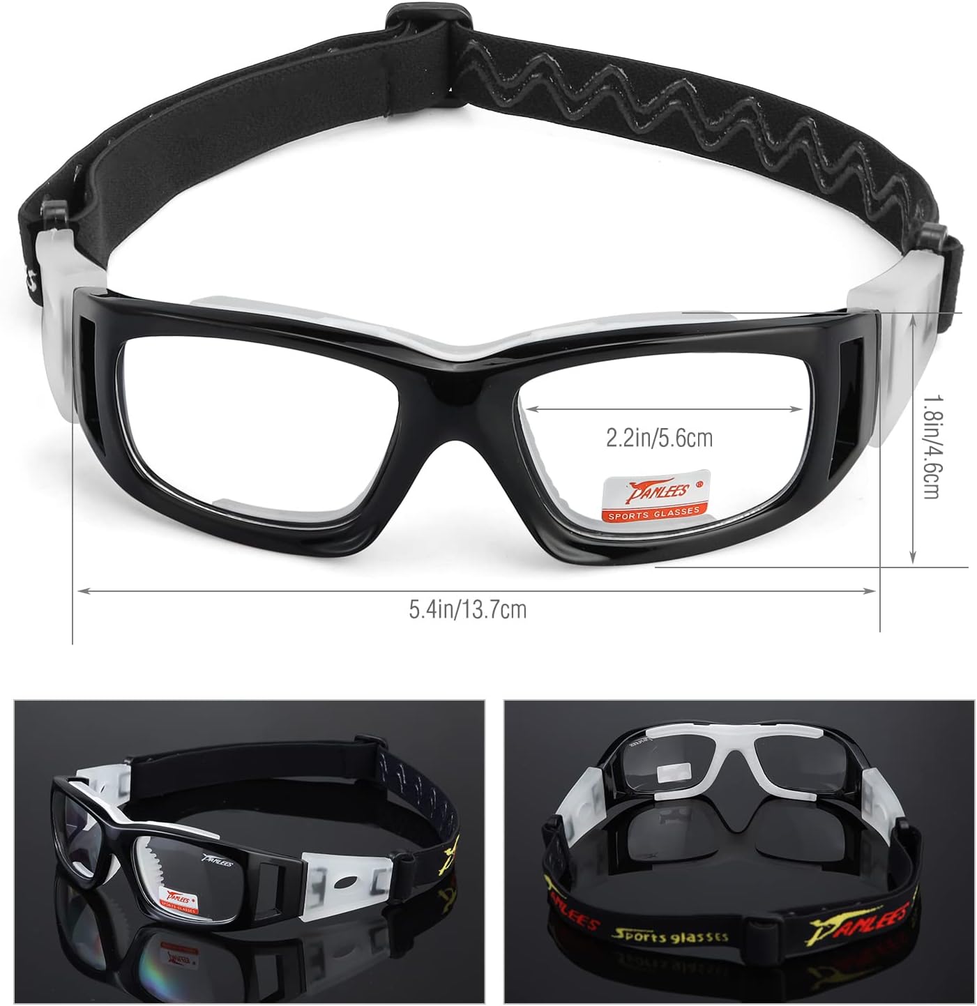 PELLOR Sports Goggles Eyewear Safety Protective Glasses for Soccer Basketball Motorcycle Outdoor Sports