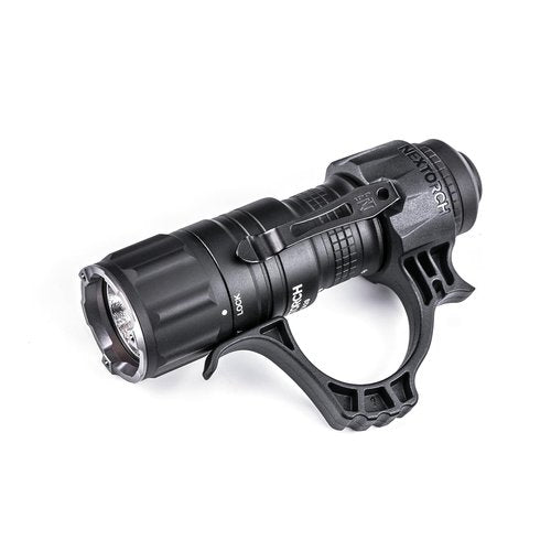 NEXTORCH TA20 Set Tactical Flashlight High Lumens, 1000 Lumens Powerful Emergency Rechargeable Compact Flashlight with 3 Modes & Strobe & Ceramic Glass Breaker, Tactical Rings included for Outdoor Use