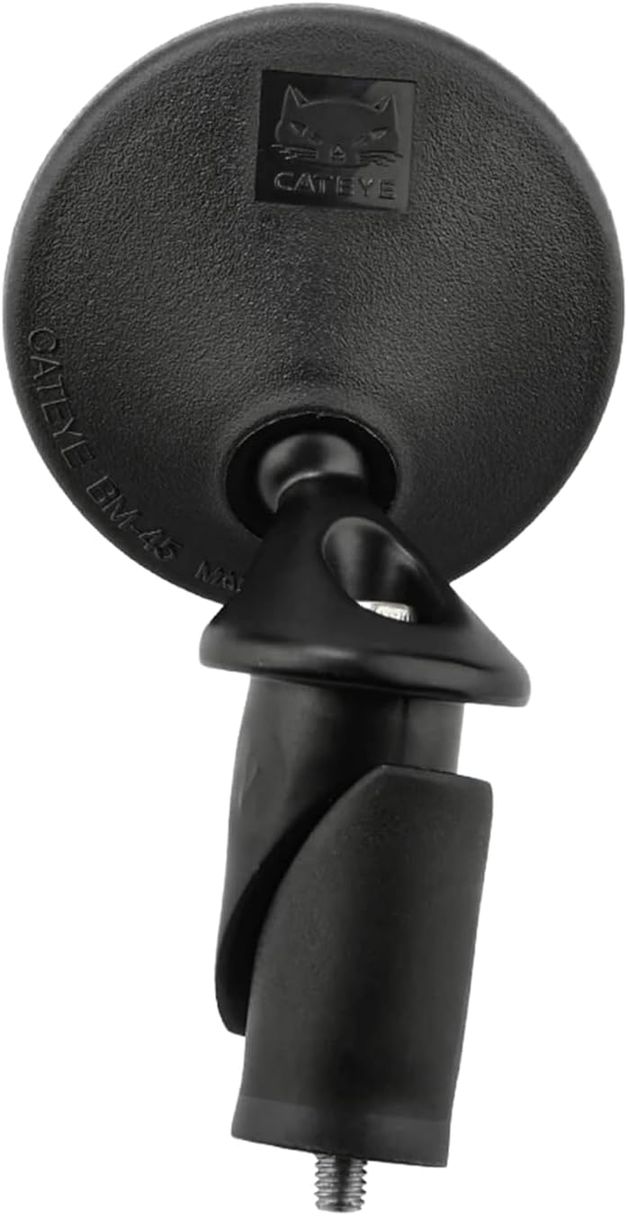 CATEYE BM-45 Bar End Mirror – Ultra Compact Mirror for Road, MTB and Gravel Bikes, Durable Aluminum with Scratch-Resistant Glass, Visibility and Safety for Cyclists