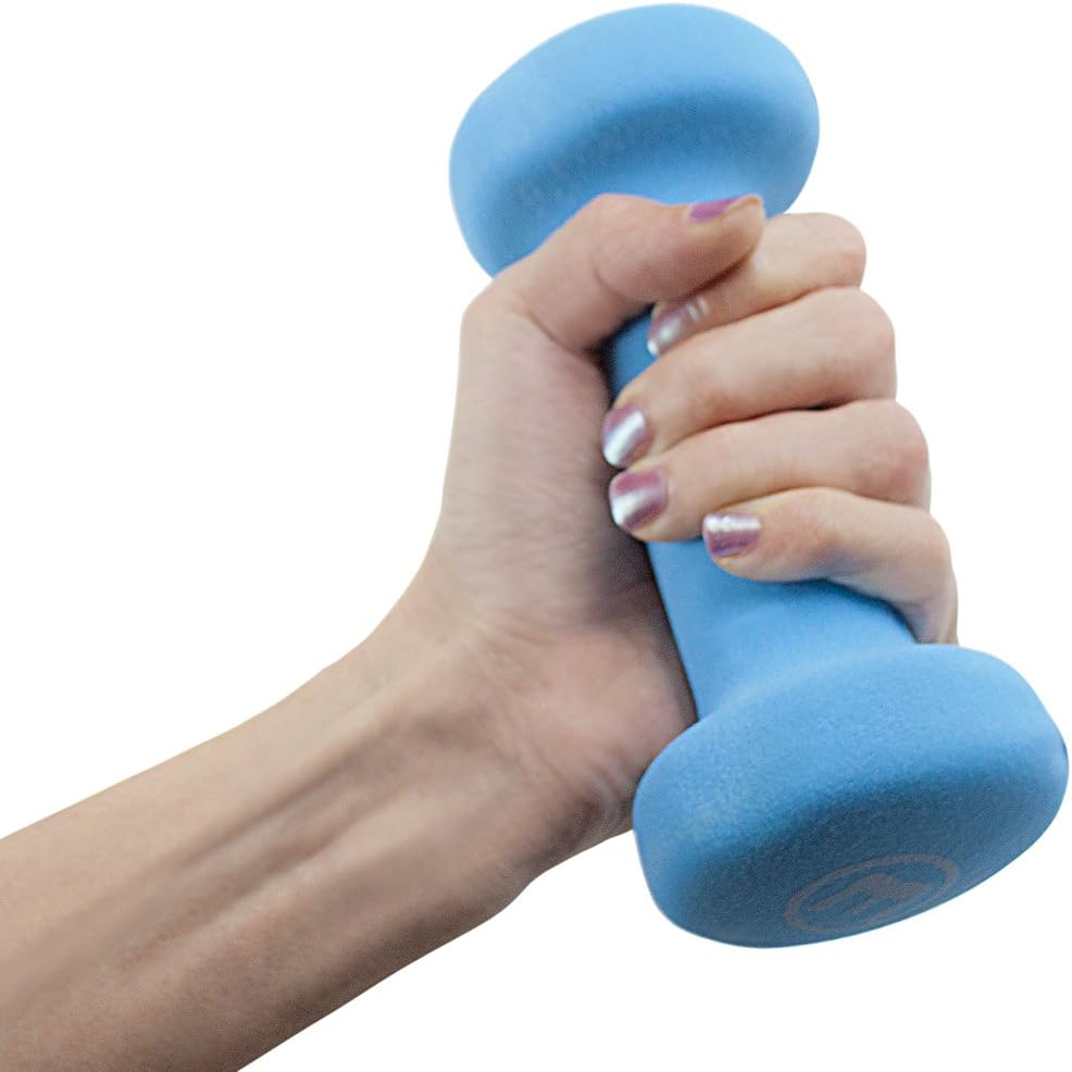 Crown Sporting Goods Neoprene Body Sculpting Hand Weights (1-Pair)