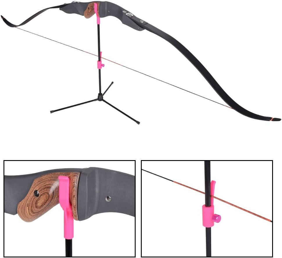 YLS Archery Bow Stand Recurve Bow Compound Bow Stand Rack Holder Legs 18.9" Height