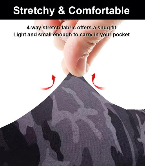 SUJAYU Fishing Gloves for Men & Women - Anti-slip Silicone Sailing, Kayak, Paddling, Rowing Gloves - UV Sun Protection for Fly Fishing Accessories (Black, Large)