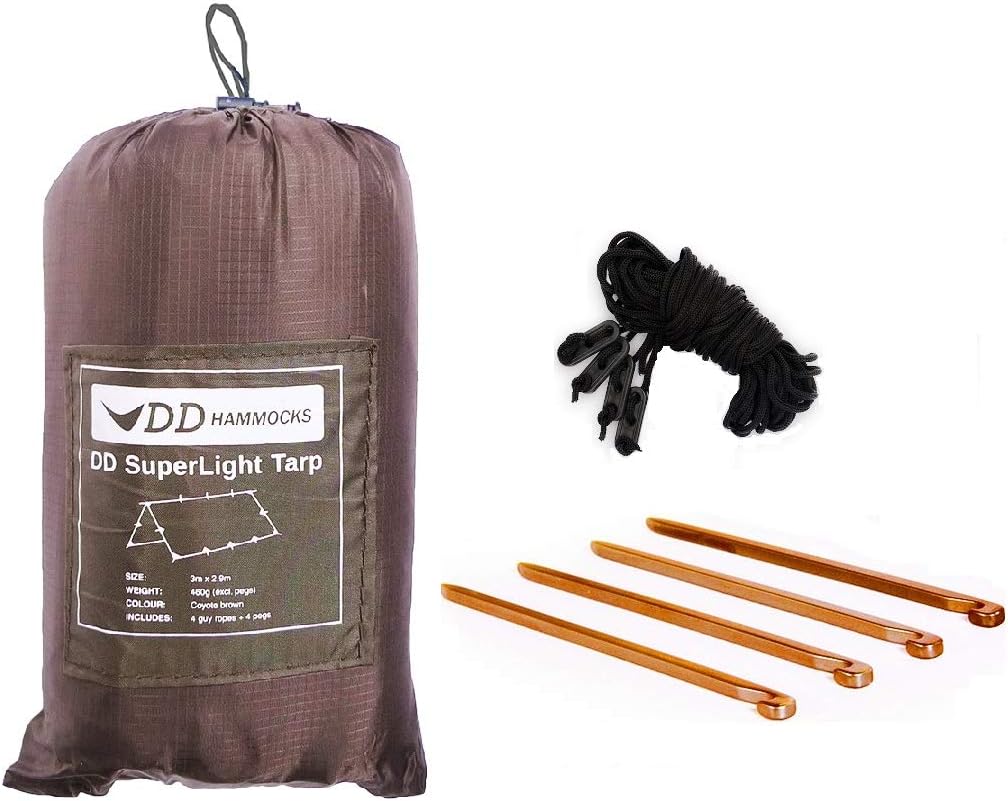 Superlight Olive Green Tarp for DD Hammocks - Lightweight & Durable Shelter