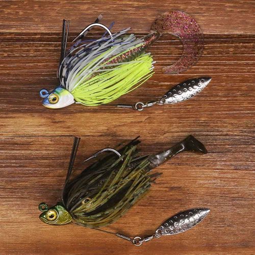 Swim-Jigs-for-Bass-Fishing-Lures Swimbait Underspin Swimming Bass Jigs 1/2 3/8 1/4 oz