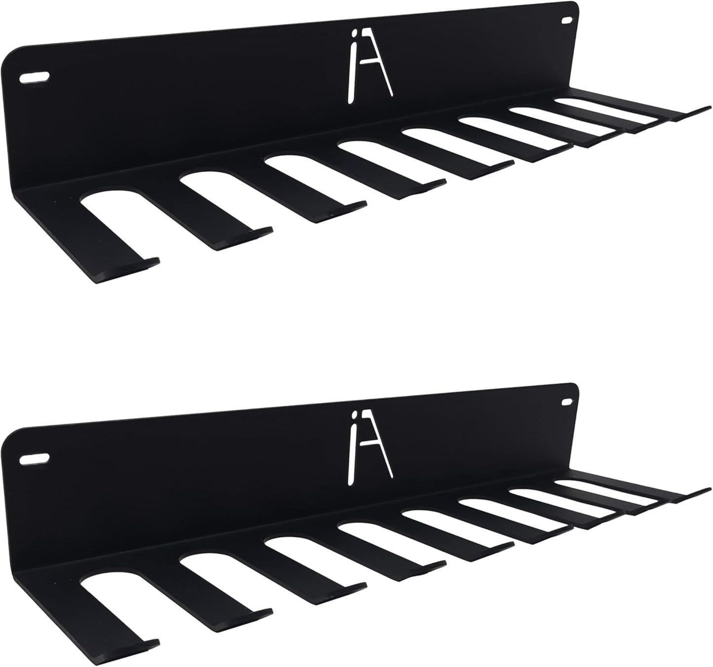 IRON AMERICAN) Gym Storage Hanger/Heavy Duty Multi-Purpose Gym Rack for Lifting Belts, Chains, Exercise Bands, Jump Ropes (mounting hardware included)