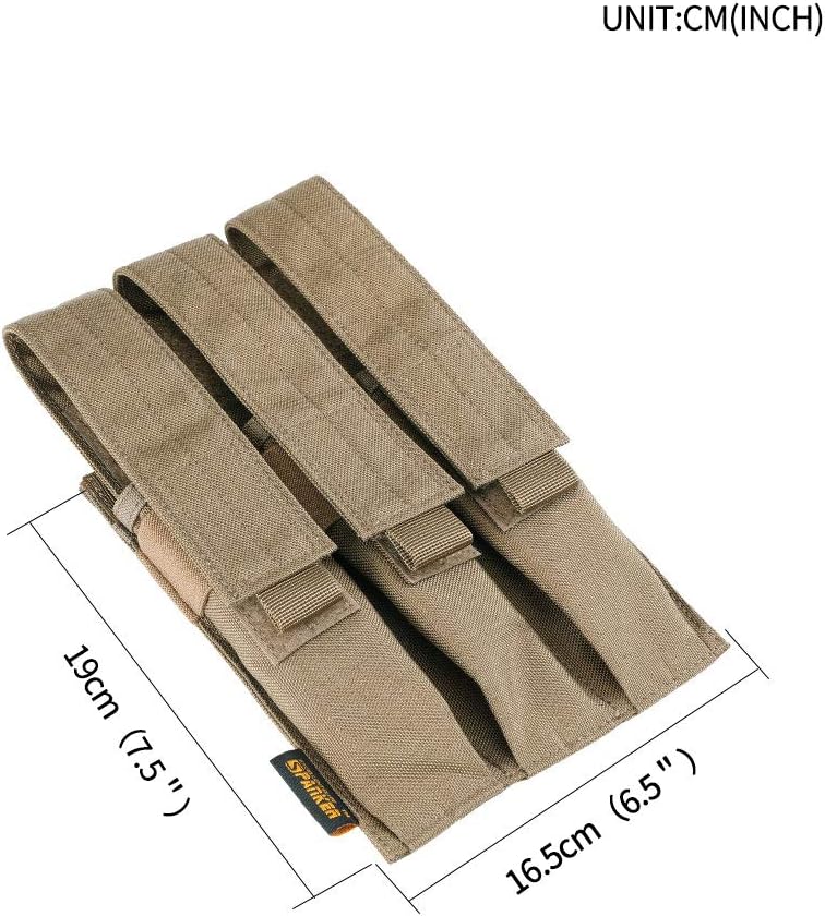 EXCELLENT ELITE SPANKER Open Top Single/Double/Triple Kriss Mag Pouch Tactical Molle MP7 Magazine Pouch