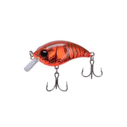 Bill Lewis ATV Squarebill Crankbait Fishing Lifelike Freshwater & Saltwater Lure 1.0 with Mustad Triple Grip Hooks, FIRE Truck Craw