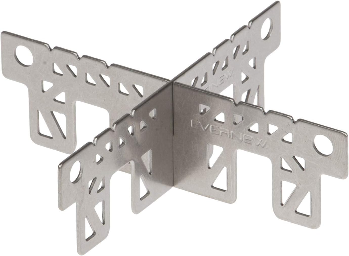 Evernew Titanium Alcohol Stove Cross Stand, Sand Leather