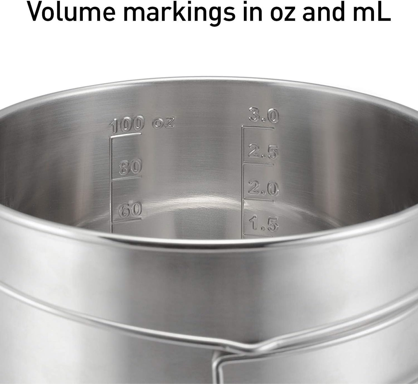 Solo Stove 2 Pot Set: Stainless Steel Companion Pot Set for Solo Stove Campfire. Great for Backpacking, Camping, Survival