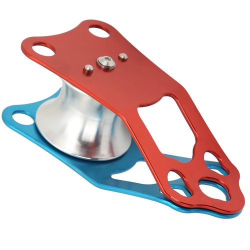 Camnal 40KN Rock Climbing Pulley Fixed Side Single Sheave Pulley for High Altitude Traverse and Hauling Gear, Ideal Outdoor Survival Tool, Hauling Pulley for Climbing Enthusiasts