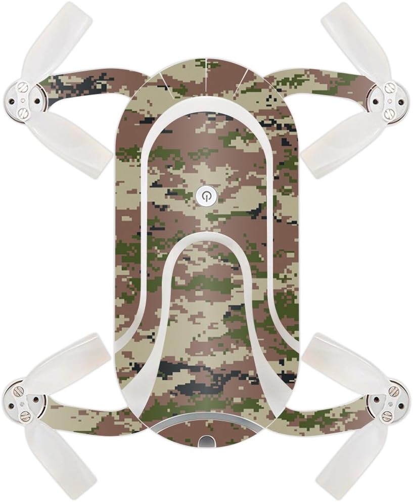 MightySkins Skin Compatible with ZEROTECH Dobby Pocket Drone – Conceal Snow | Protective, Durable, and Unique Vinyl Decal wrap Cover | Easy to Apply, Remove, and Change Styles | Made in The USA