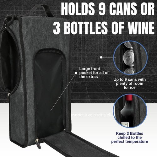CaddyDaddy Golf Bag Cooler with Ice Pack, Golf Accessories for Men, Women, Golf Cooler Bag Sleeve, Insulated Golf Cooler, Golf Gifts for Men, Golf Bag Cooler Sleeve, Wine Cooler Chiller