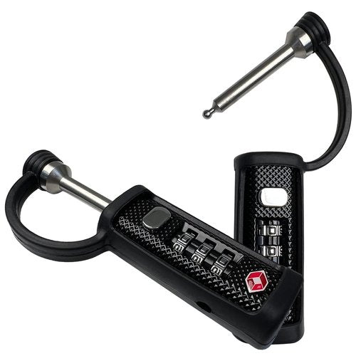 LAFENLIN Gun Case Locks 2 Pack, TSA Approved Case Locks for Gun Case, Handgun Cases Padlock for Gun Safe, Air Travel Lock Hard Pistol Cases Lock for Rifles and Shotguns, 3 Digits Heavy Duty TSA Locks