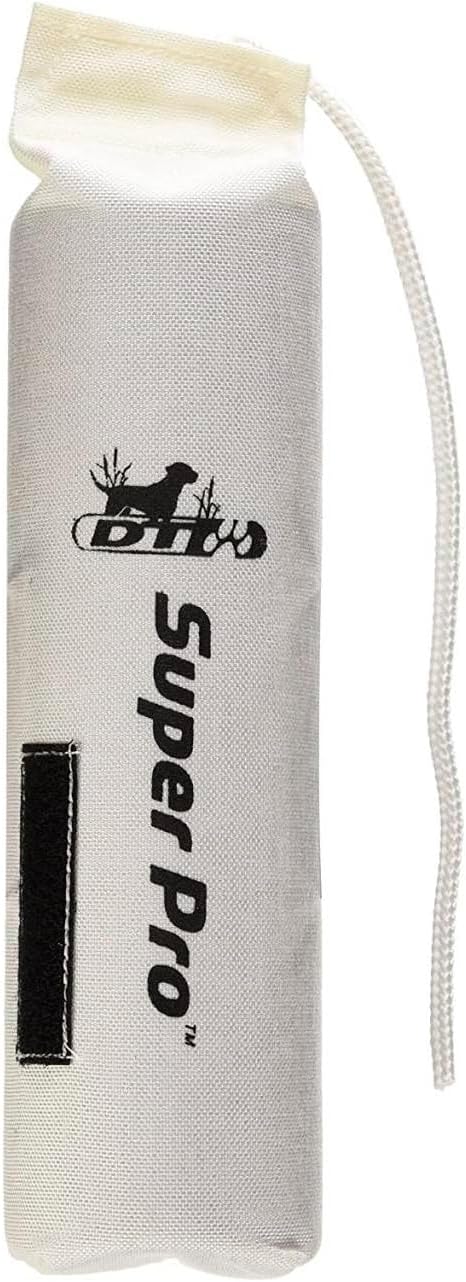 DT Systems Super Pro Series Durable Resistant Floating Upland Waterfowl Hunting Dog/Puppy Retrieval Fetching Training Dummy with Scent Strip & Tough Rope Handle