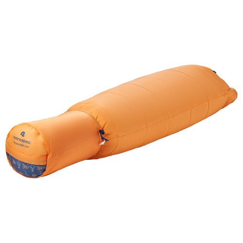 Retrospec Kids Dream 25° Kids Mummy Sleeping Bag for Camping Insulated Cold Weather Sleeping Bag Lightweight Stuff Sack, Water-Resistant Youth Sleeping Bag
