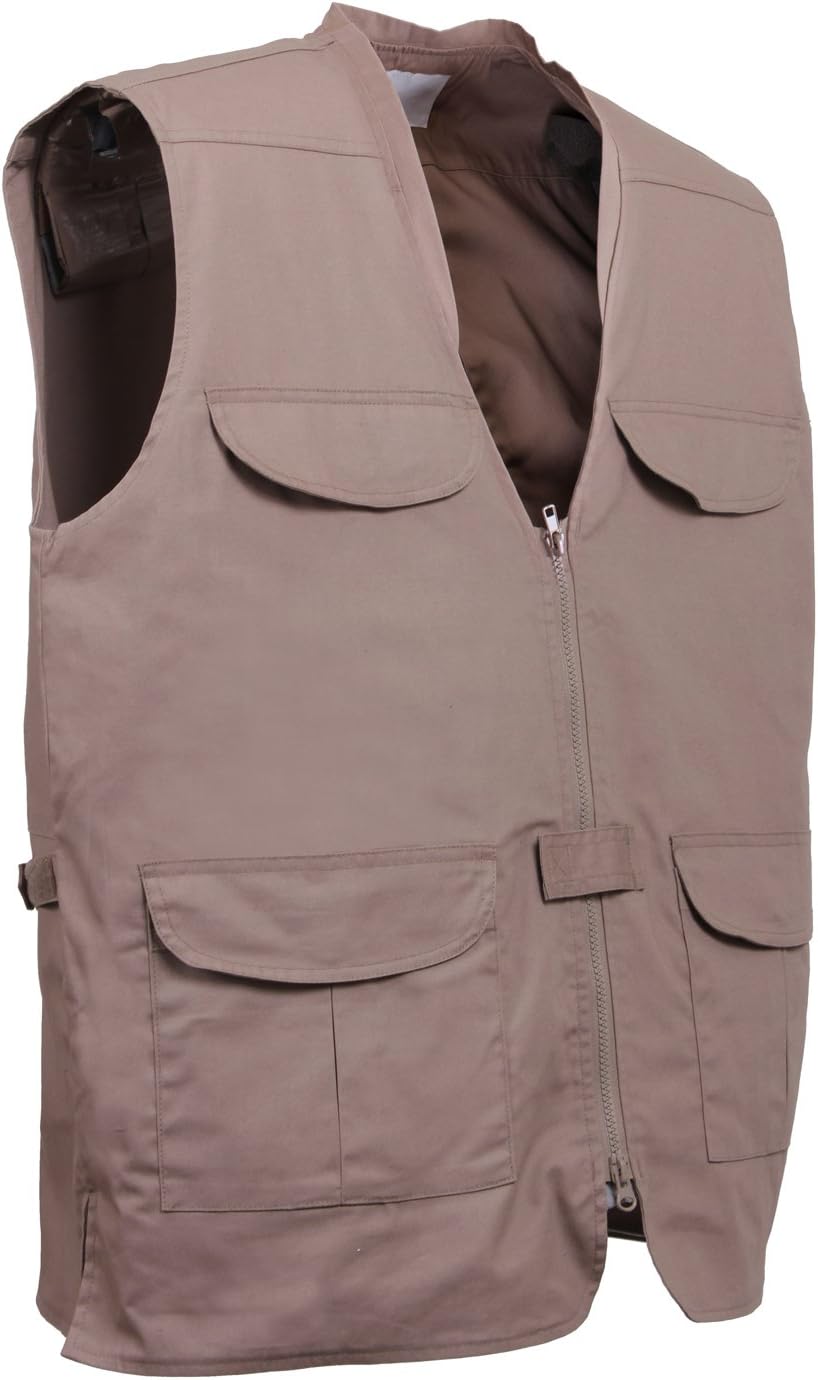 Rothco Men's Professional Concealed Carry Vest, Lightweight CCW Covert Solid Tactical Vest