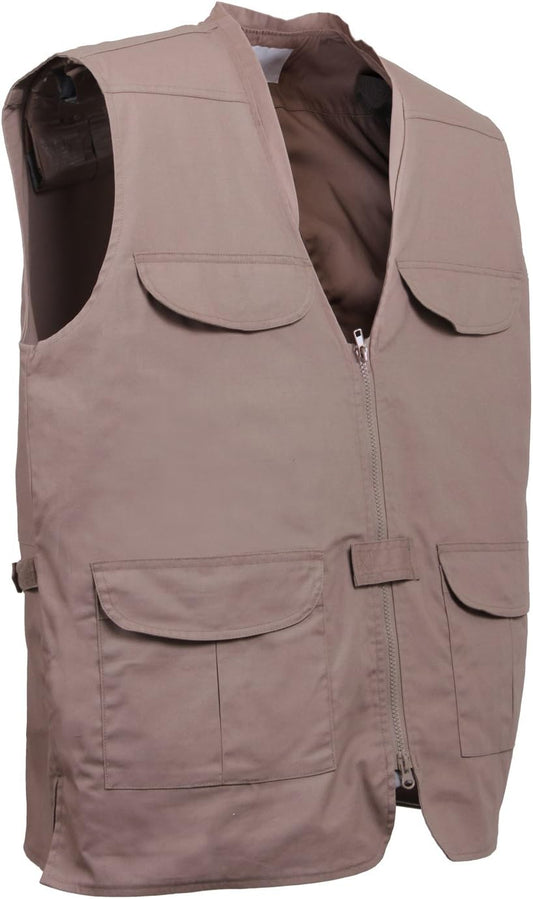 Rothco Men's Professional Concealed Carry Vest, Lightweight CCW Covert Solid Tactical Vest