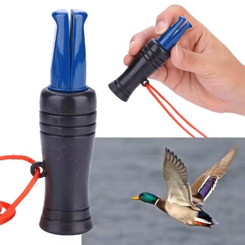 Qnsouioe Duck Call Lanyard with Camo Military Grade Duck Hunting Accessories with Drops Secures 6 Call, Hand Braided 550lb Paracord Goose Calls for Hunting Predator (Duck Call Blue, Blue)