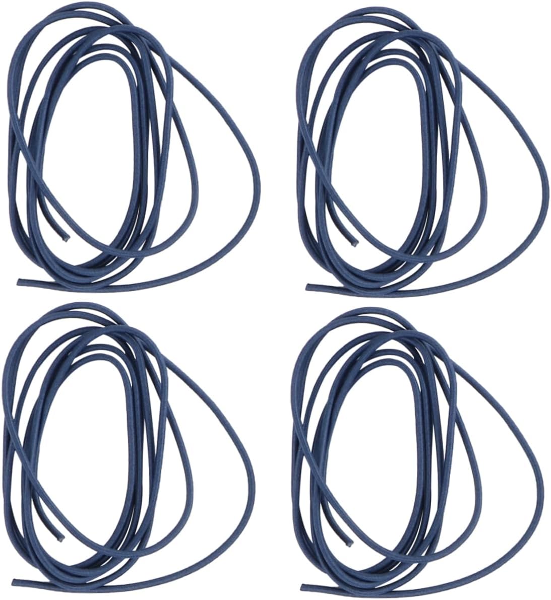 4rolls Elastic Rubber Bands for Traveler Notebooks Nylon Connection Ropes with Metal Buckle Diy Hand Account Accessories for Journals and Diaries