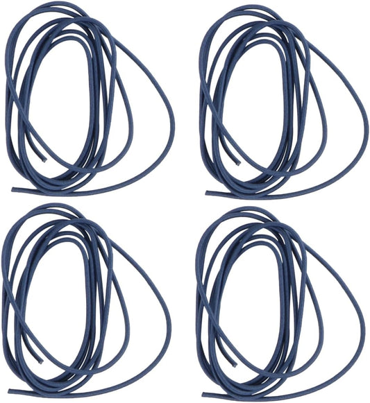 4rolls Elastic Rubber Bands for Traveler Notebooks Nylon Connection Ropes with Metal Buckle Diy Hand Account Accessories for Journals and Diaries