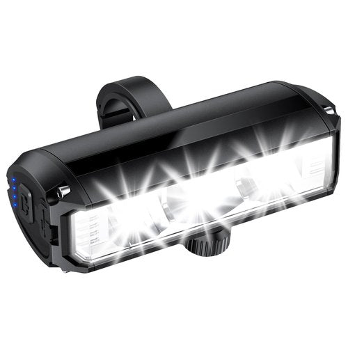 YBLNTEK 2000LM Bike Light Rechargeable, Waterproof Front Bike Light, Super Bright Bicycle Headlight with High Beam Low Beam for Men Women Kids Road Mountain Cycling Safety, Quick Release Mount