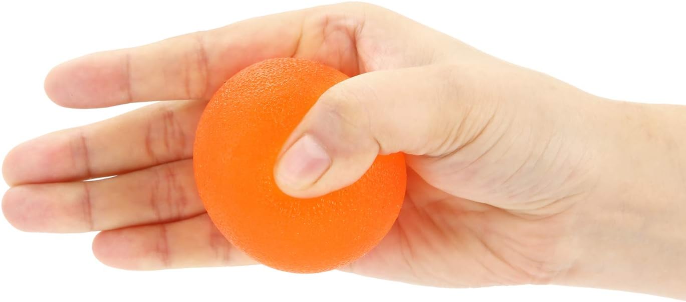 Hand Squeeze Stress Balls Set with Carry Bag 3 Resistance, Finger Wrist Arthritis Therapy Rehab Exerciser, Carpal Tunnel, Stroke Rehabilitation Equipment