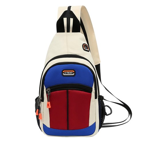Long Keeper Sling Bag - Women's Crossbody Shoulder Backpack for Men, Travel, Hiking, Sport, Casual Daypack (Beige, Blue, Red)