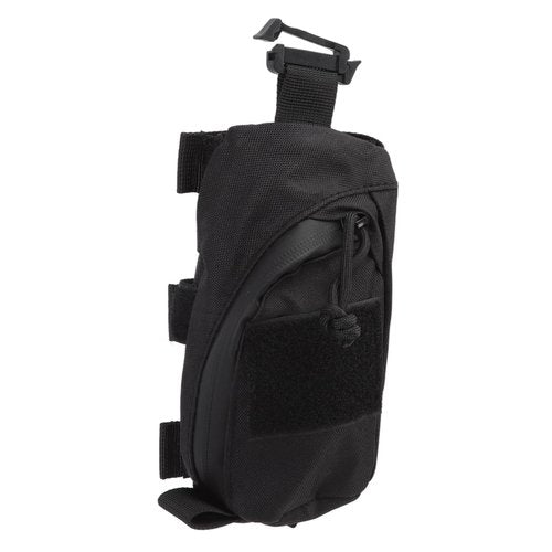 Tactical Molle Accessory Pouch, Backpack Shoulder Strap Bag with Zipper Pocket Multifunctional EDC Tool Pockets Shoulder Strap Attachment Zipper Pocket for Belt Outdoor Sport Hunting(Black)