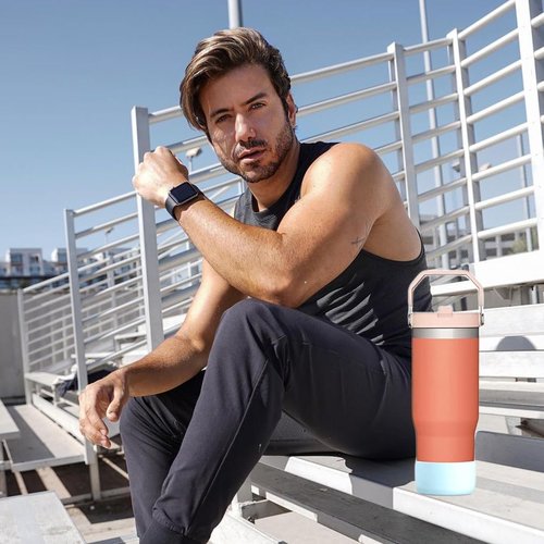 VGHNQ Boot for Stanley Cup, Silicone Sleeve for 40 30 OZ Quencher Adventure Tumbler, Bottom Boot for IceFlow Flip 30 20 oz, Base Cover Protector for 40OZ Accessories