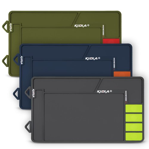 Klola Gun Cleaning Mat, Pistol Maintenance Mat Anti-Slip Thick Rubber Rifle Handgun Cleaning Mats Pad for All Guns