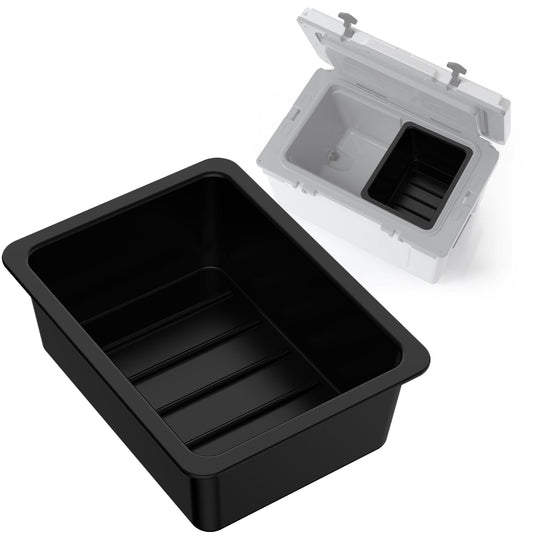 Jmoe USA Dry Basket for RTIC 52QT & 72QT Ultra-Light Cooler | BPA-Free Tough Plastic | Specially Designed, Durable, Food-Safe | Storage Tray for Electronics, Utensils, Dry Goods, and More | 1-Pack