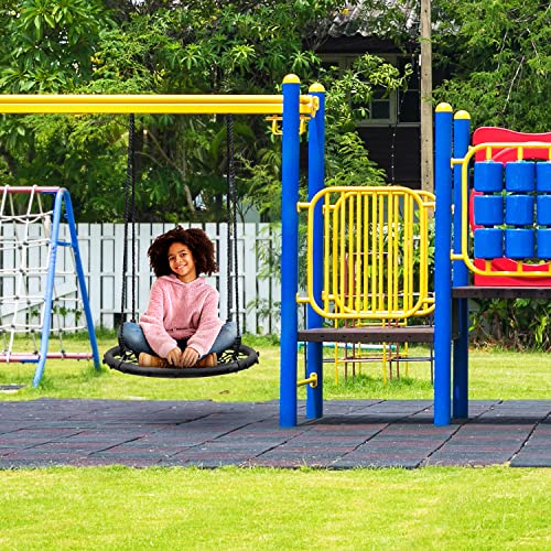 Sorbus 24 Inch Heavy-Duty Outdoor Net Swing Seat for Kids