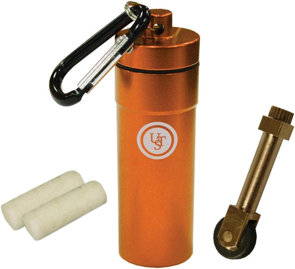 ust Stoke Kit with Micro SparkWheel Fire Starter and Two Light-Me Tinder Pieces in the Waterproof Compact BASE Case Great for Camping, Backpacking, Outdoor Survival