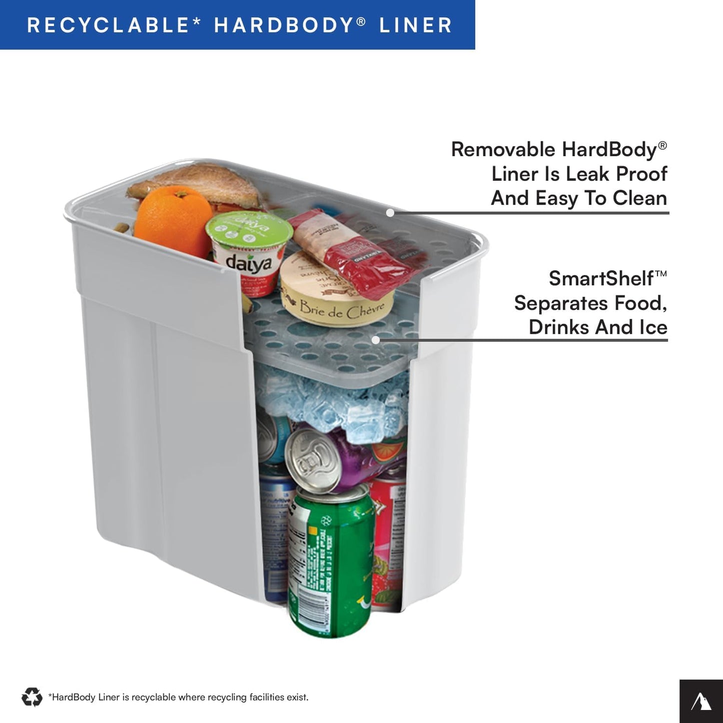 Titan by Arctic Zone 30 Can Zipperless Soft Cooler with HardBody Liner