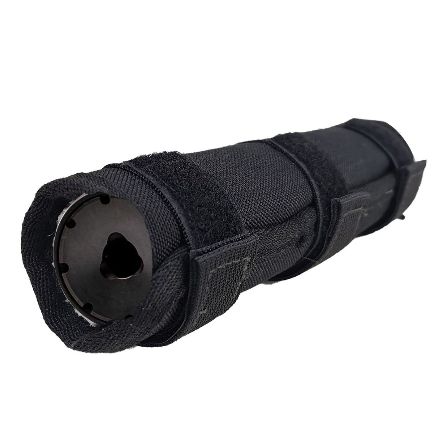 Dasiyoki 8-Inch Suppressor Cover with Burn Proof Inner Sleeve for Silencer Heat-Insulated Gear Suppressor Wrap Hunting & Shooting Essential Accessory Black