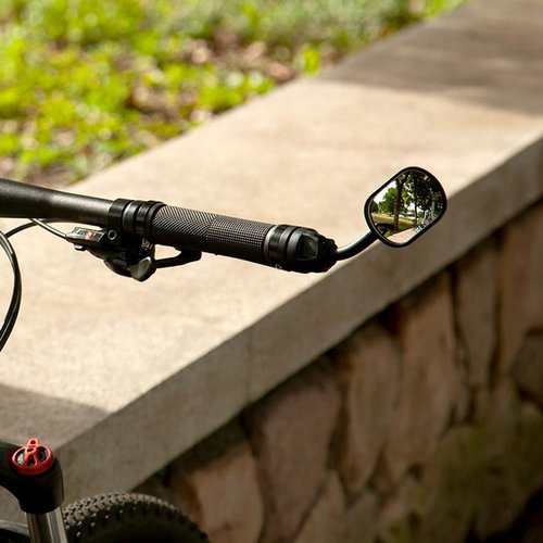 HSayoli Bike Mirrors,HD Glass Bicycle Rearview Mirror, Safe Cycling Rearview Mirror, 360 Degrees Adjustable Rotate