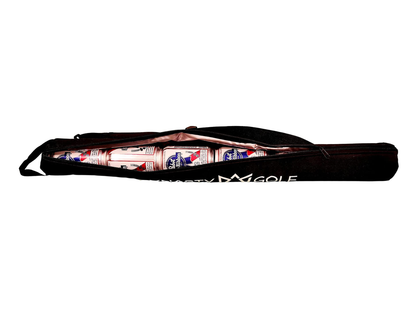 Insulated Golf Beer Sleeve For Golf Bag - Golf Beer Cooler For Golf Bag - 6 Beer Cooler For Bag - Golf Accessories Cooler - Golf Bag Beer Cooler