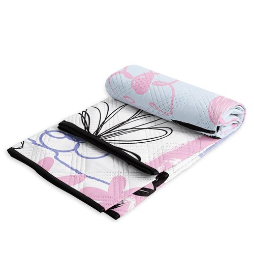 Smell Sunshine Outdoor Picnic Blanket,Portable Sandproof Waterproof Picnic Mat,Pink Purple Graffiti Printed Camping Beach Mat for Sand and Wet Grass Hiking (Pink Purple Graffiti S)