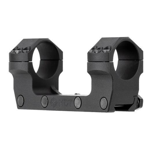 MDT 35mm 1.18" Low One-Piece Scope Mount, Robust Clamping, Integrated Recoil Lug, Accessory Scope Ring Cap Compatible, Black (106975-BLK)