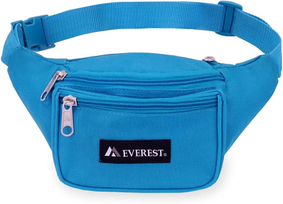 Turquoise Everest Signature Waist Pack - Standard Size for Active Adventures