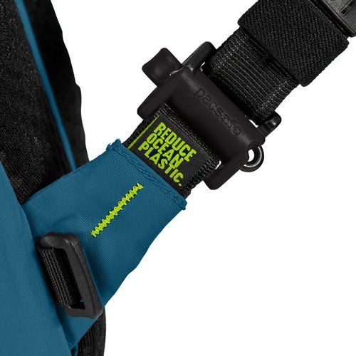 Pacsafe ECO 12L Anti Theft Sling Backpack, Tidal Teal
