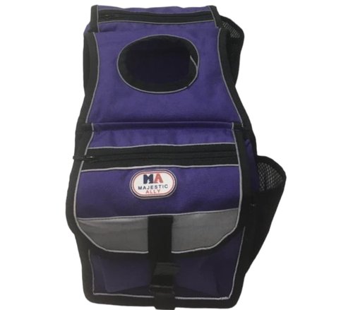 Majestic Ally Horn Bag, Nylon Insulated Padded Reflective Pockets,Two Water Bottle, Camera/Cell Phone Pocket, Horn Bag (Purple)