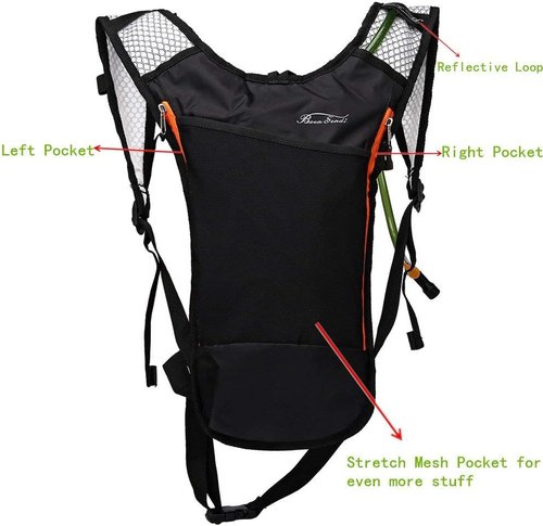 Hydration Pack with 2L Backpack Water Bladder - Great for Outdoor Sports of Running Hiking Camping Cycling Skiing