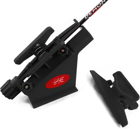 Adjustable Fletching Jig Straight and Helix Tool with Clamp for DIY Archery Arrows