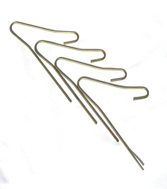 Cawood Anchor Backpacker Guy Line Anchor Stake Corrosion Resitant Spring Steel for Tents and Rain Fly (Pack of 4)