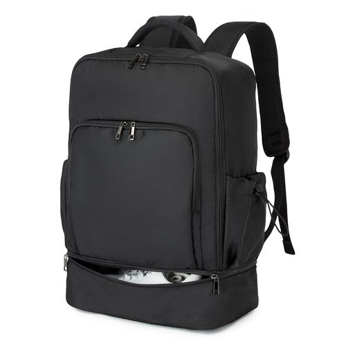 seyfocnia Gym Backpack for Men, Lightweight Sports Back pack With Shoe Compartment, Waterproof Gym Bag Workout Trainning Rucksack Casual Travel Daypack-Black
